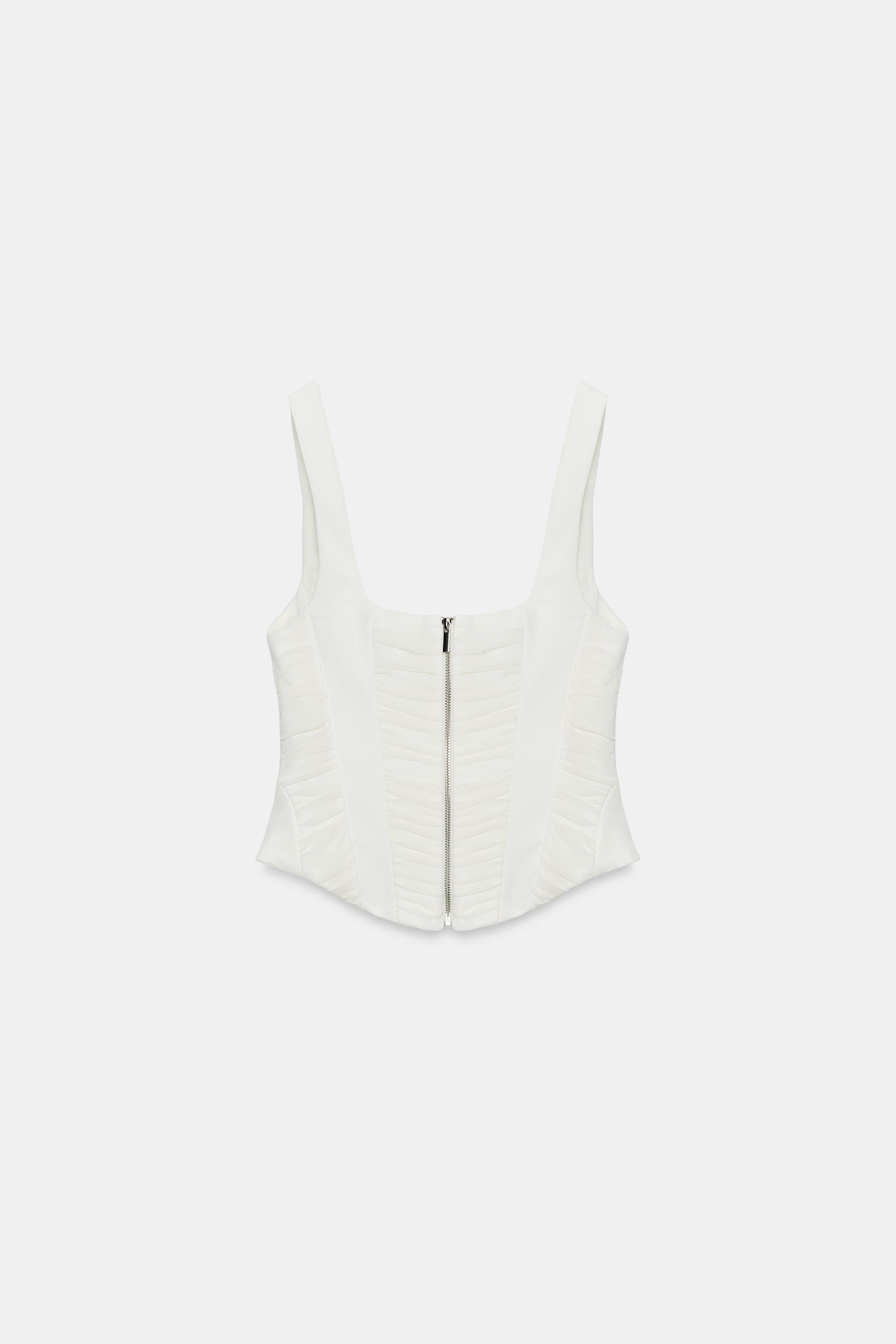 COMBINATION TULLE CORSET TOP